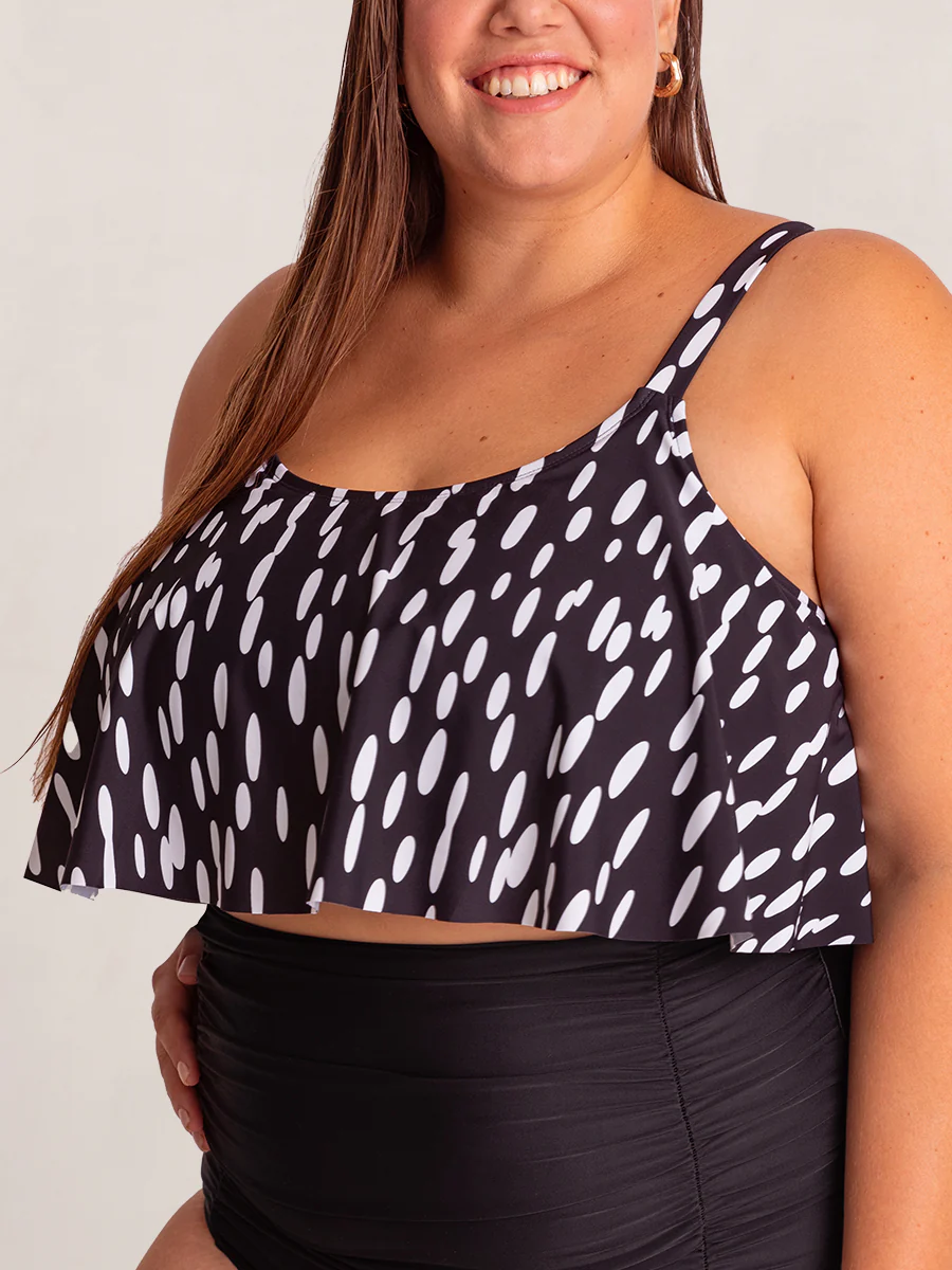 Shapermint Essentials Ruffled Top